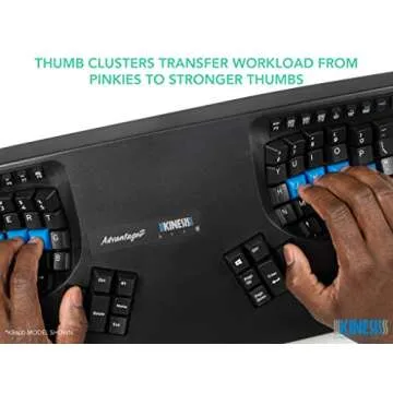 Kinesis Advantage2 Ergonomic Keyboard with Cherry MX Brown Switches