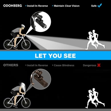 TINGCHUAN Bike Helmet Light for Safe Night Riding