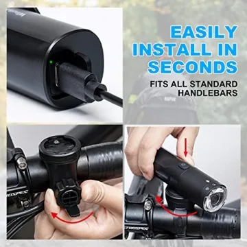 TINGCHUAN Bike Helmet Light for Safe Night Riding