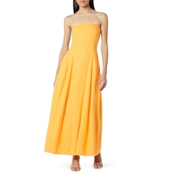 The Drop Women's Carlota Strapless Linen Maxi Dress - Perfect for Summer Events