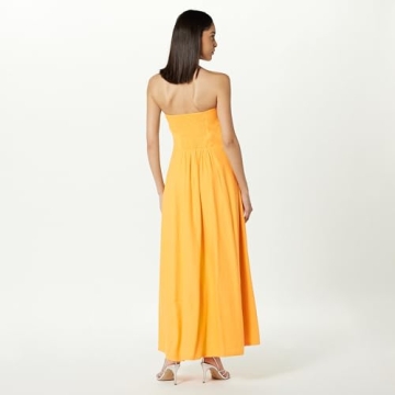 The Drop Women's Carlota Strapless Linen Maxi Dress - Plus Size