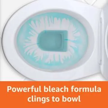 Amazon Basics Toilet Bowl Cleaner Cling Action Formula - Bleach