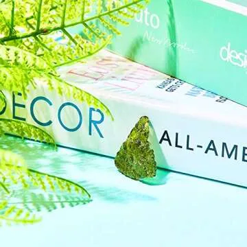 Artificial Moldavite Czech Meteorite Green Stone Irregular Shape Rough Crystal Energy Moldavite Pendants Irregular Shape Moldavite Multi-Functional Stone for DIY Jewelry Making, About 3 g