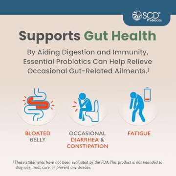 SCD Essential Probiotics for Women, Men, Kids and Toddlers, Live Probiotic for Digestion and Immunity, Gut Health Liquid Probiotic Supplement with 11 Strains – 16.3 fl oz by SCD Probiotics