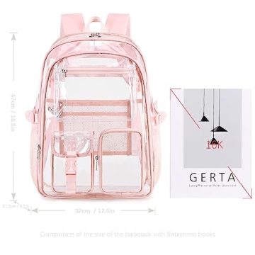 Stylish abshoo Large Clear Backpack for Girls and Women
