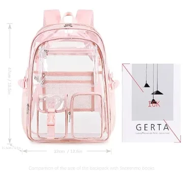 Stylish abshoo Large Clear Backpack for Girls and Women