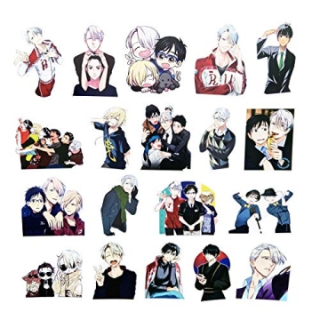Yuri!!! on ICE Anime Stickers 50Pcs Durable Vinyl Variety