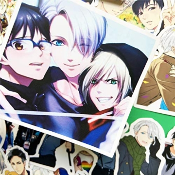 Yuri!!! on ICE Anime Stickers 50Pcs Durable Vinyl Variety