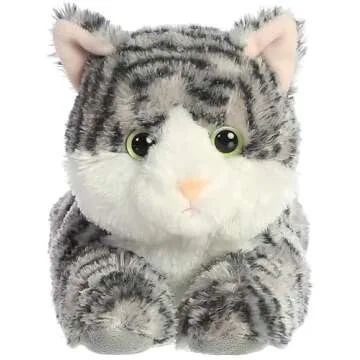 Aurora Adorable Flopsie Lily Stuffed Animal Gray 12 Inches