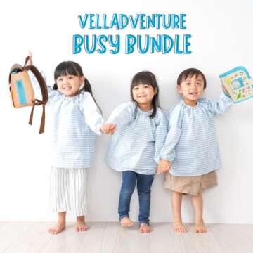 THREE-IN-ONE Toddler Backpack 1-3, Busy Book and Leash, Montessori Toys for 1 2 3 4 Year Old, Autism...