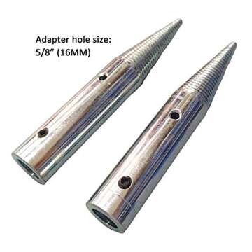 PURUI 5/8 Inch Spindle Adapter for Bench Grinders - Converts to Polisher - Pack of 2 with Left & Rig...