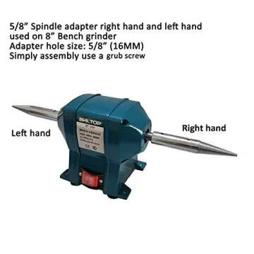 PURUI 5/8 Inch Bench Grinder Spindle Adapter Pack of 2