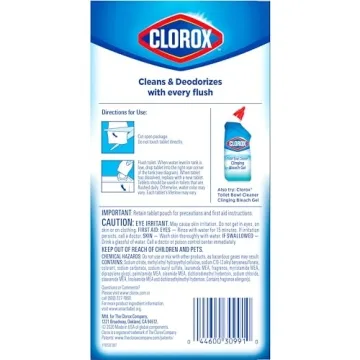 Clorox Ultra Clean Toilet Tablets for Effortless Cleaning