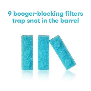 Frida Baby NoseFrida Case + Refills Accessories Kit, Includes Storage Travel Case, Bristle Cleaning Brush, 9 Hygiene Filters & 2 Tips for Cleaning and Storage of the NoseFrida Nasal Aspirator for Baby