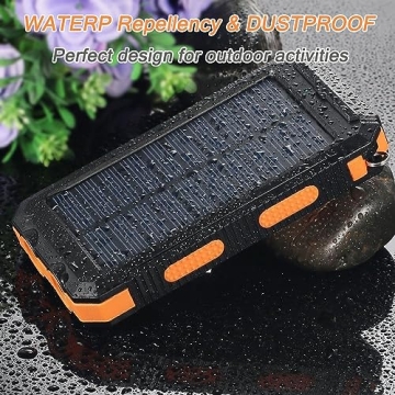 Portable Solar Charger 38800mAh Power Bank for All