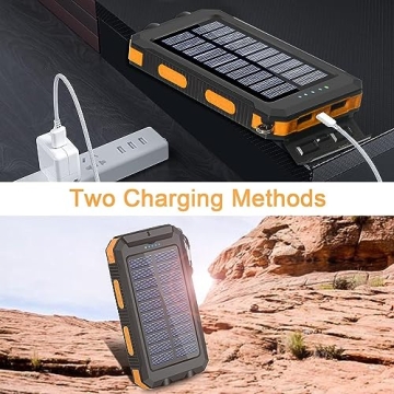 Portable Solar Charger 38800mAh Power Bank for All