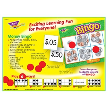 Money Bingo Game - Fun Learning for Ages 5+ and Up