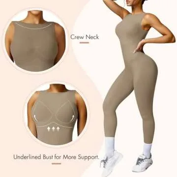 OEAK Women's Flattering Scrunch Butt Jumpsuits for All Occasions