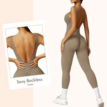 OEAK Women's Flattering Scrunch Butt Jumpsuits for All Occasions