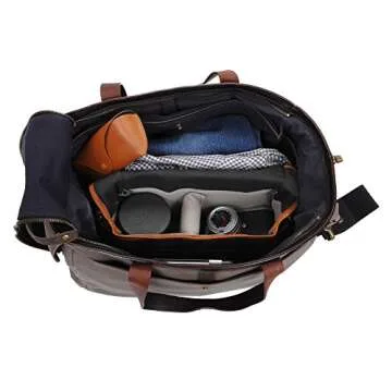 ONA Bowery Camera Messenger Bag - Black Waxed Canvas