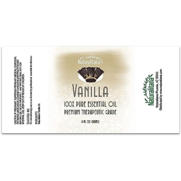 Naturalitana Vanilla Essential Oil 4oz for Diffuser & Crafts