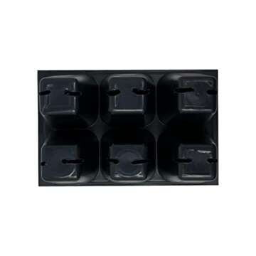 Hydroponic City Seed Starter Tray - 720 Cells & Plant Stakes
