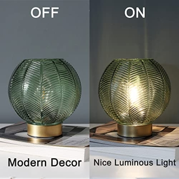 LUSHARBOR Battery Powered Cordless Table Lamp with Timer