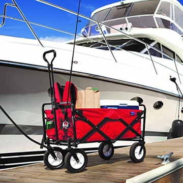 Mac Sports Heavy Duty Collapsible Wagon for All Uses