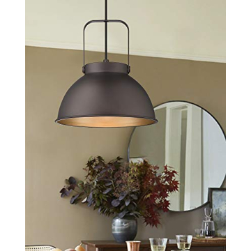 HWH 1-Light Pendant Light - Adjustable Rustic Charm