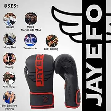 Jayefo R-6 Boxing Gloves for MMA & Kickboxing Fitness