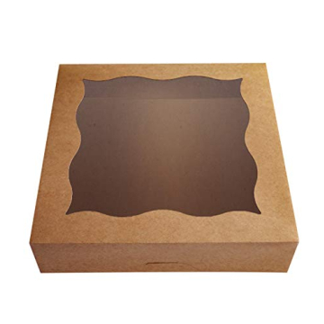 Cherry 15-Pack Bakery Boxes with Window for Pies