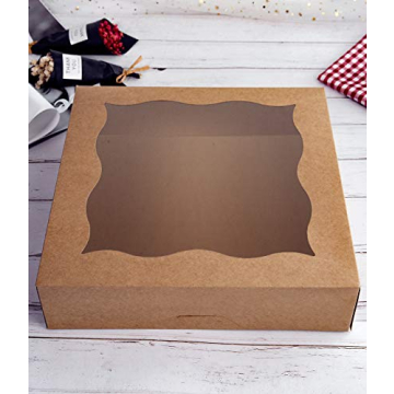 Cherry 15-Pack Bakery Boxes with Window for Pies