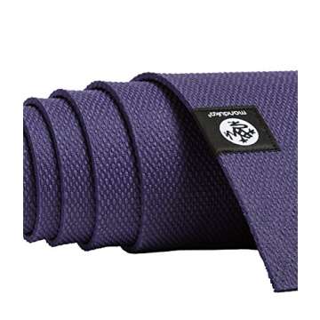 Manduka X Yoga Mat - Easy to Carry, For Women and Men, Non Slip, Cushion for Joint Support and Stability, 5mm Thick, 71 Inch (180cm), Magic Purple