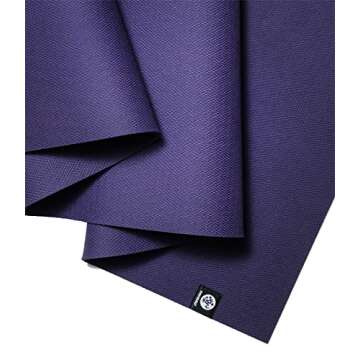 Manduka X Yoga Mat - Easy to Carry, For Women and Men, Non Slip, Cushion for Joint Support and Stability, 5mm Thick, 71 Inch (180cm), Magic Purple