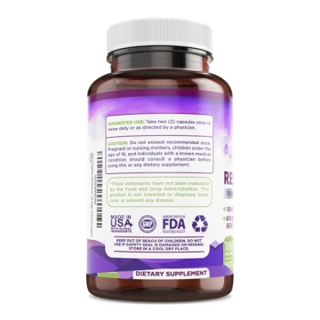 Biodora Resveratrol 1600mg Antioxidant Supplement 180 Capsules