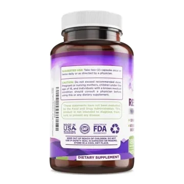 Biodora Resveratrol 1600mg Antioxidant Supplement 180 Capsules