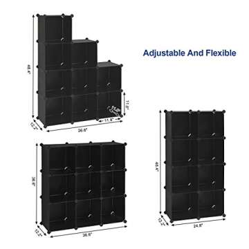 SONGMICS Modular Cube Storage Organizer for Any Space