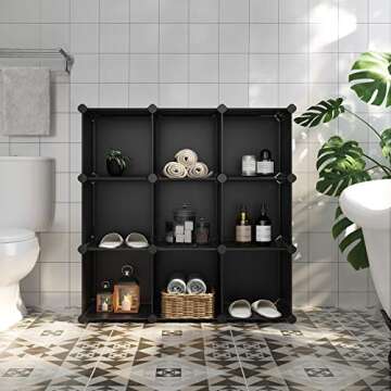 SONGMICS Modular Cube Storage Organizer for Any Space