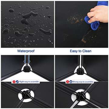 SONGMICS Modular Cube Storage Organizer for Any Space