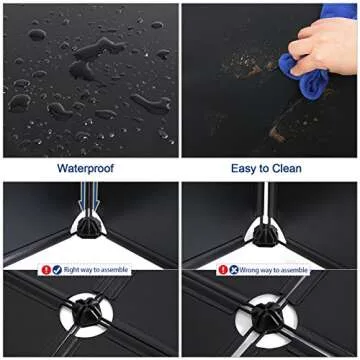 SONGMICS Modular Cube Storage Organizer for Any Space