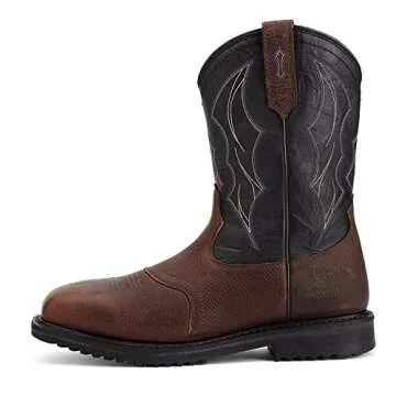 Ariat Waterproof Leather Work Boots for Men - Durable & Stylish