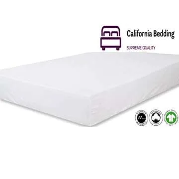 SOL Organics Hotel Luxury 600 Thread Count 100% Organic Cotton 4-Piece Bed Sheet Set Fits Mattress Upto 16'' Deep Pocket Sateen Weave, Breathable Soft Cotton (Queen 60x80, White Solid)