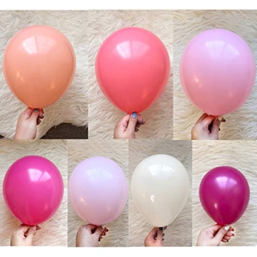 Pink Balloons 120 Pack | Baby Shower and Party Decor
