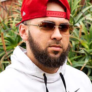 Trendy Luxury Unisex Square Rimless Sunglasses for Summer