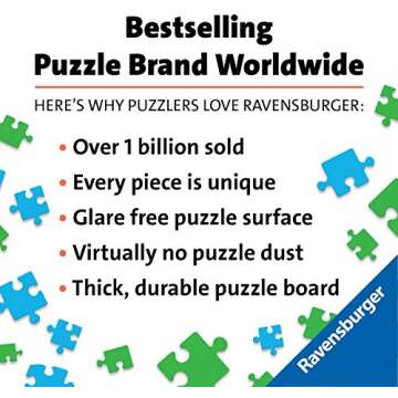 Ravensburger Animals of The Savannah Puzzle - 200 Unique Pieces | Kids' Educational Fun Puzzle Pieces | Sustainable FSC Certified Material | Ideal Family Activity