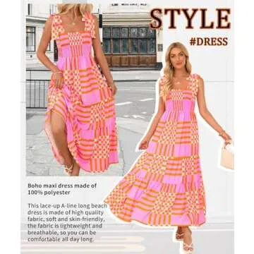 Stylish CURBODO Women’s Maxi Dress with Pockets