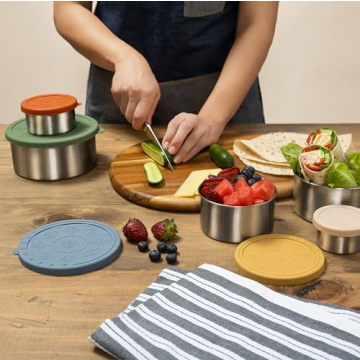 Leakproof Stainless Steel Lunch Containers for Eco-Friendly Meals