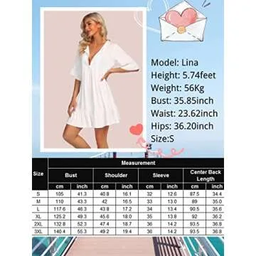 AI'MAGE Women Swimsuit Cover Ups Shirt Button Down Bathing Suit Cover Up Dress Ruffle Sexy Beachwear