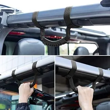 Grab Handles for Jeep Wrangler - Durable & Stylish