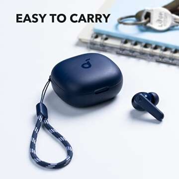 Soundcore by Anker P20i True Wireless Earbuds, 10mm Drivers with Big Bass, Bluetooth 5.3, 30H Long Playtime, Water-Resistant, 2 Mics for AI Clear Calls, 22 Preset EQs, Customization via App (Renewed)